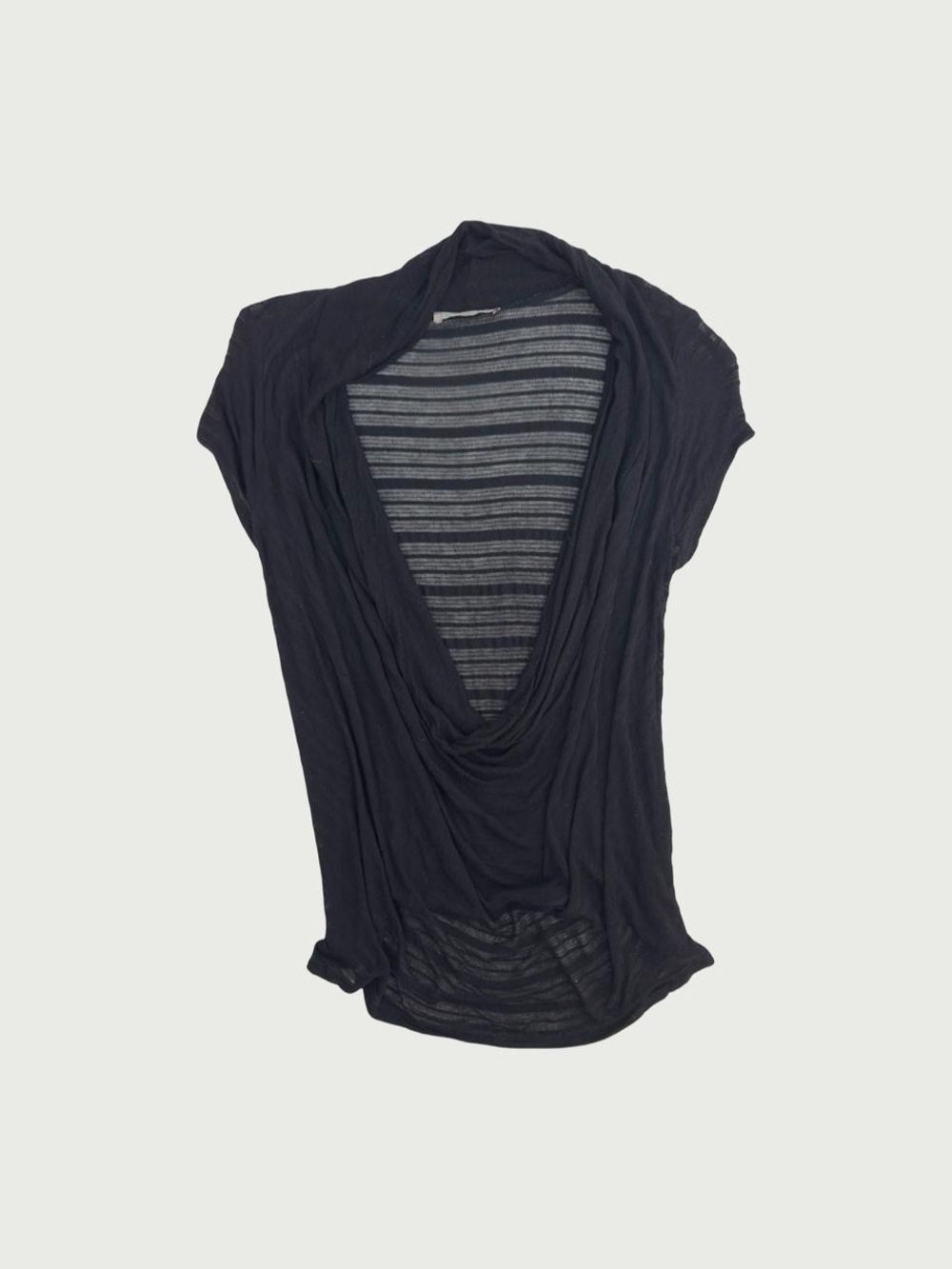 Open Front Drapey Tee